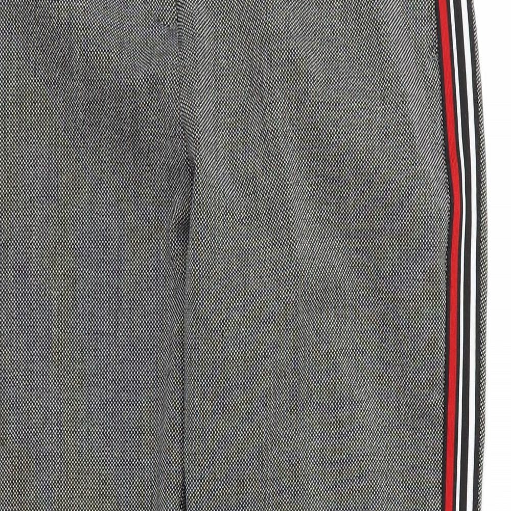 Zara Womens Grey Striped  Trousers  Size S L27 in