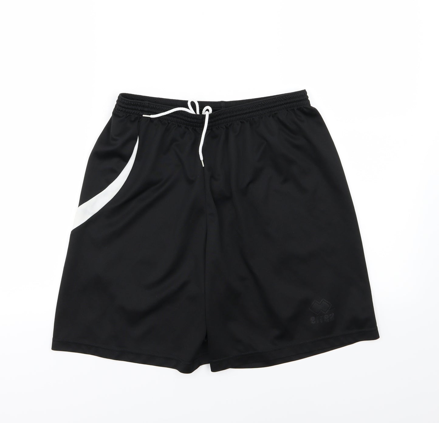 errea Mens Black   Sweat Shorts Size L