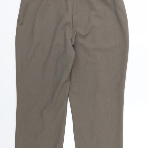 Bonmarché Womens Green  Rayon Trousers  Size 18 L25 in