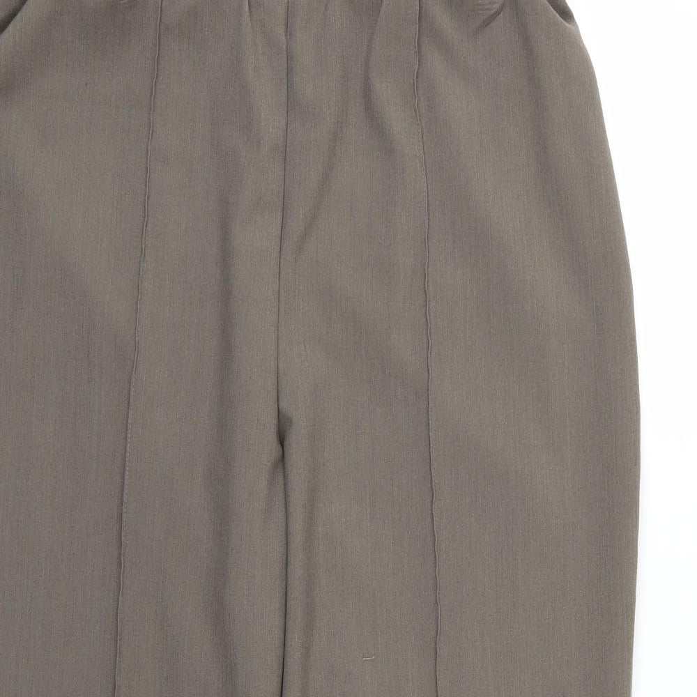 Bonmarché Womens Green  Rayon Trousers  Size 18 L25 in
