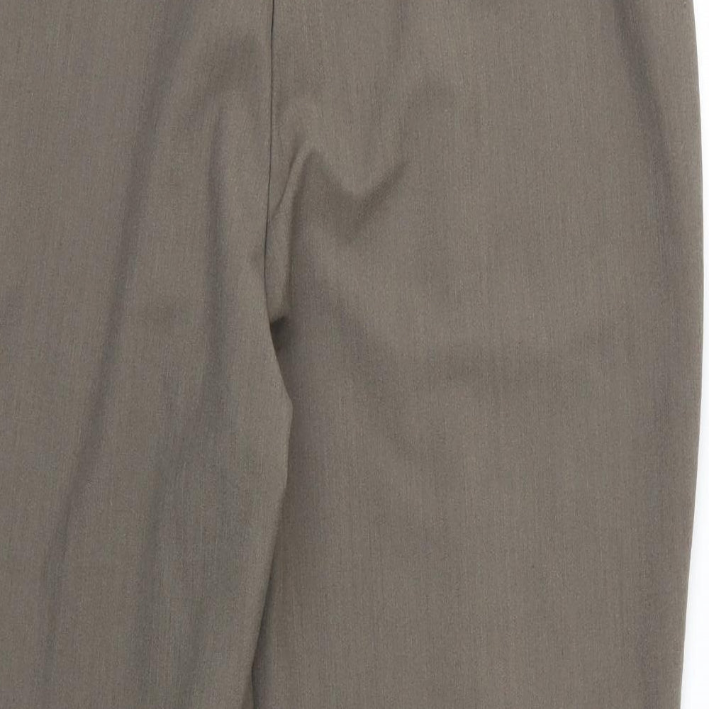 Bonmarché Womens Green  Rayon Trousers  Size 18 L25 in