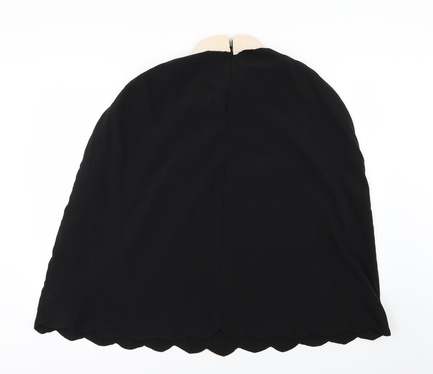 Danity Paris Womens Black  Rayon Jacket Poncho Size S