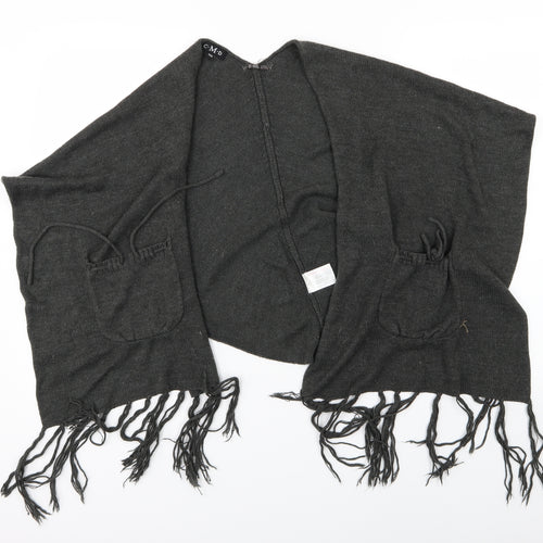 CMD Womens Grey  Knit  Shawl/Wrap