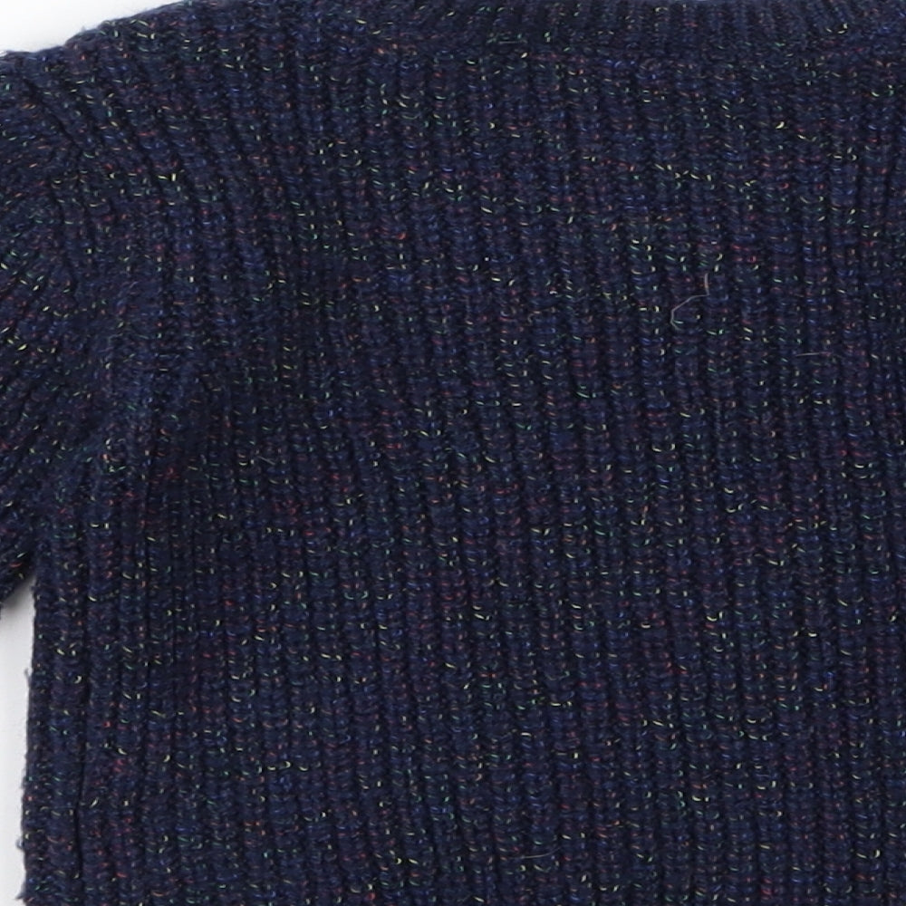 Primark Boys Blue  Knit Pullover Jumper Size 12-18 Months