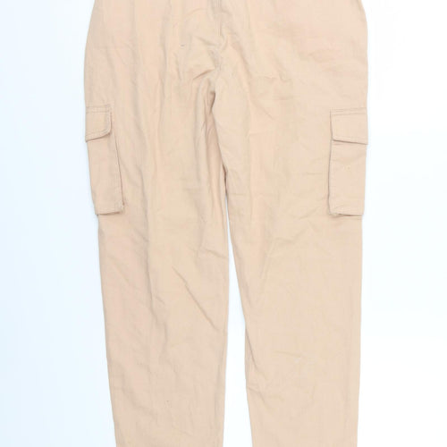 Primark Womens Pink  Denim Straight Jeans Size 10 L27 in - Cargo