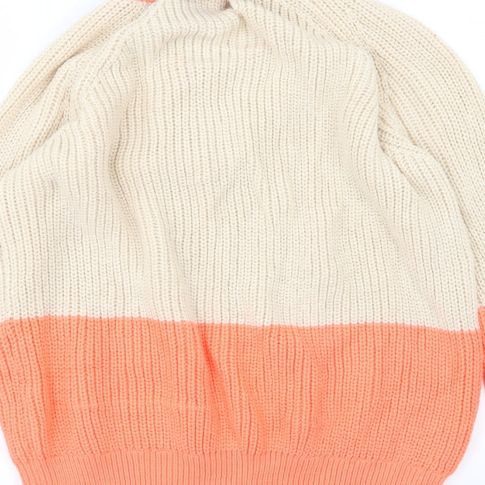 George Womens Multicoloured Striped Knit Pullover Jumper Size 18