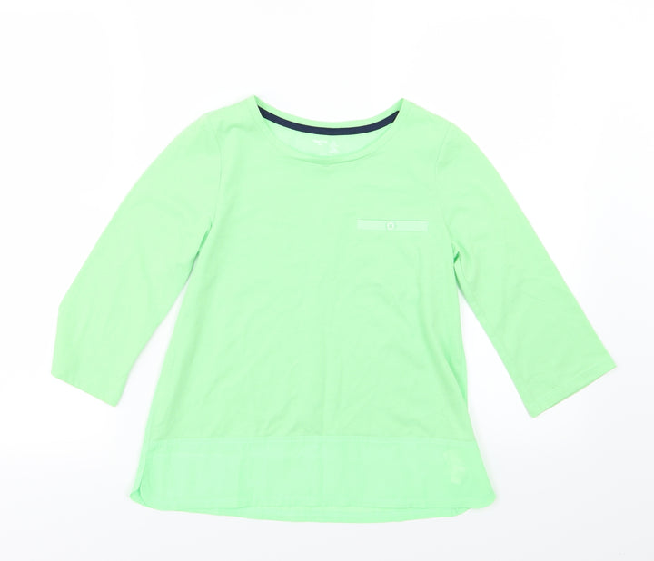 Gap Girls Green Jersey Basic T-Shirt Size 10-11 Years