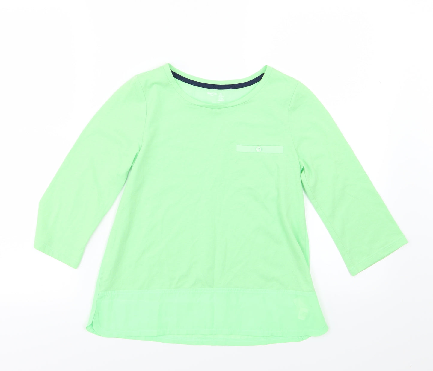 Gap Girls Green  Jersey Basic T-Shirt Size 10-11 Years