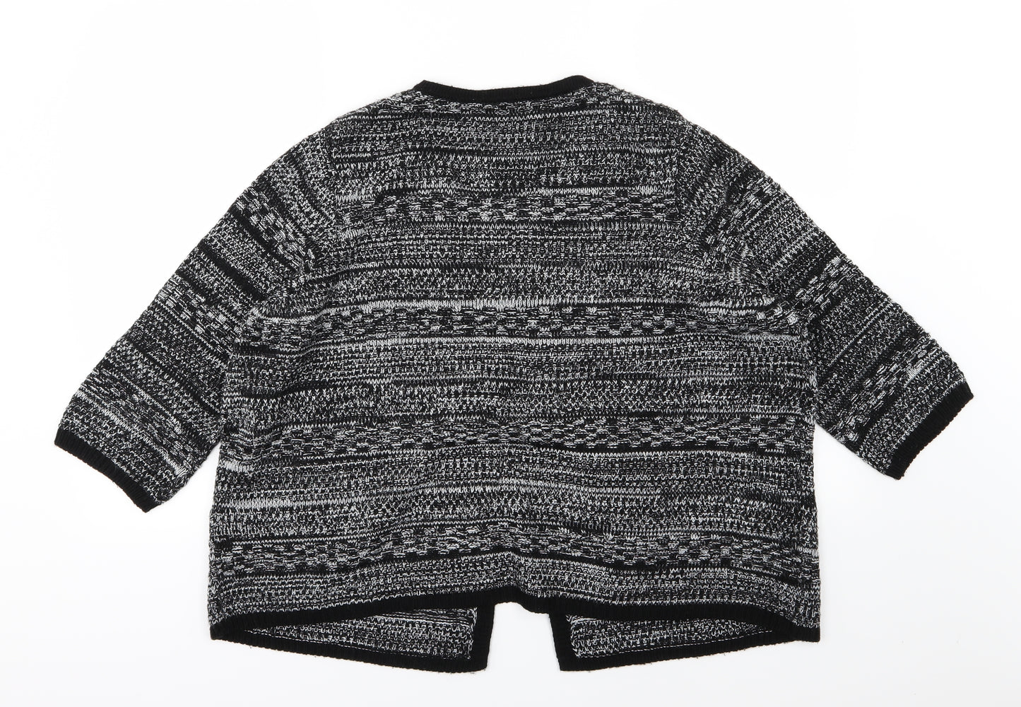 George Womens Black  Knit Cardigan Jumper Size 24