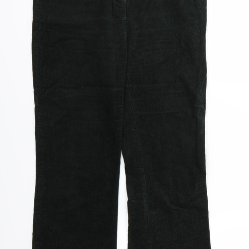Marks and Spencer Womens Green  Corduroy Bootcut Jeans Size 10 L28 in