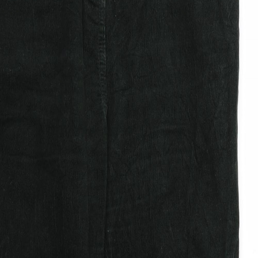 Marks and Spencer Womens Green  Corduroy Bootcut Jeans Size 10 L28 in