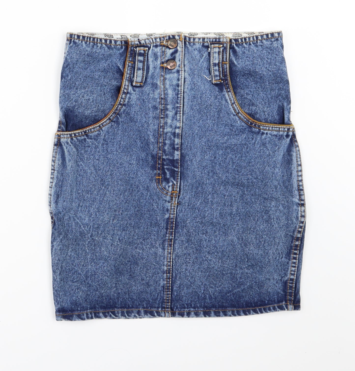 Tammy Girls Blue  Denim Straight & Pencil Skirt Size 13 Years