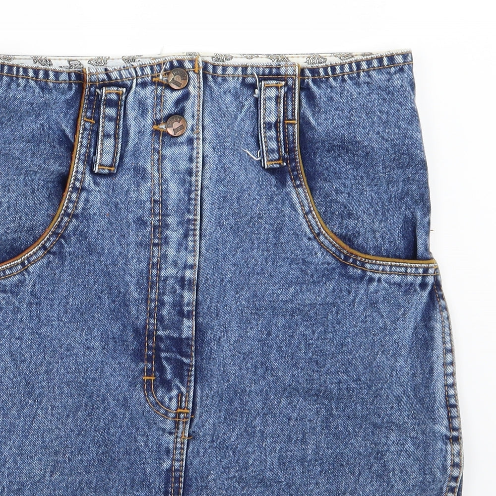 Tammy Girls Blue  Denim Straight & Pencil Skirt Size 13 Years