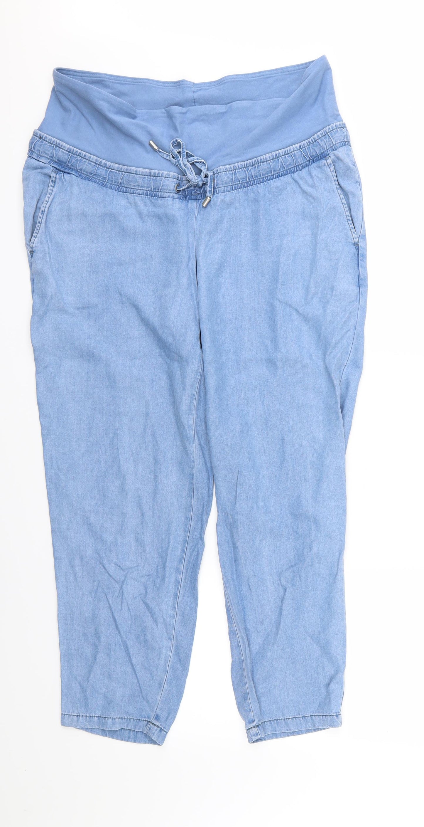 H&M Womens Blue  Denim Jegging Jeans Size L L27 in