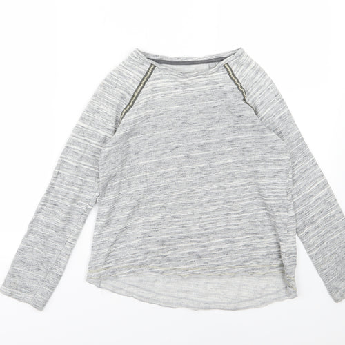 NEXT Girls Grey  Rayon Pullover Jumper Size 10 Years
