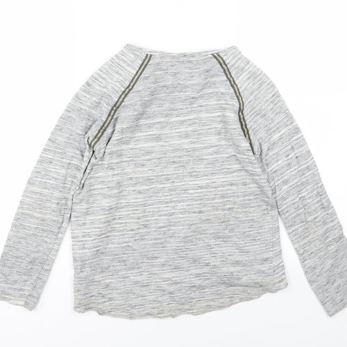 NEXT Girls Grey  Rayon Pullover Jumper Size 10 Years