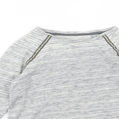 NEXT Girls Grey  Rayon Pullover Jumper Size 10 Years