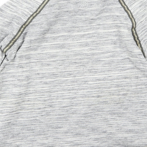 NEXT Girls Grey  Rayon Pullover Jumper Size 10 Years