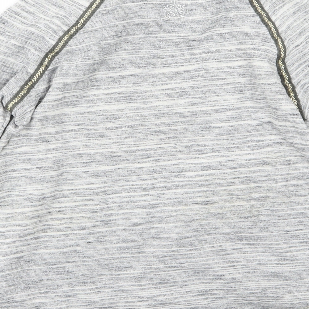 NEXT Girls Grey  Rayon Pullover Jumper Size 10 Years