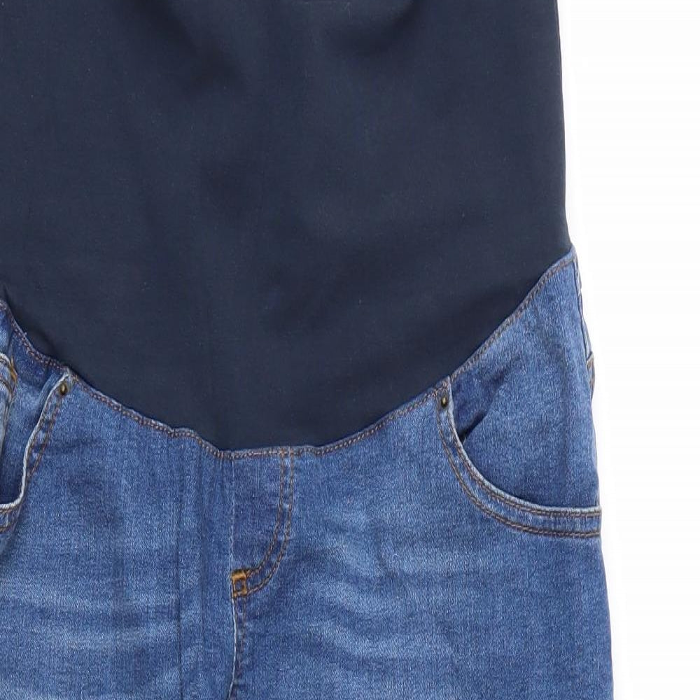 Blooming Marvellous Womens Blue  Denim Cropped Jeans Size 12 L22 in