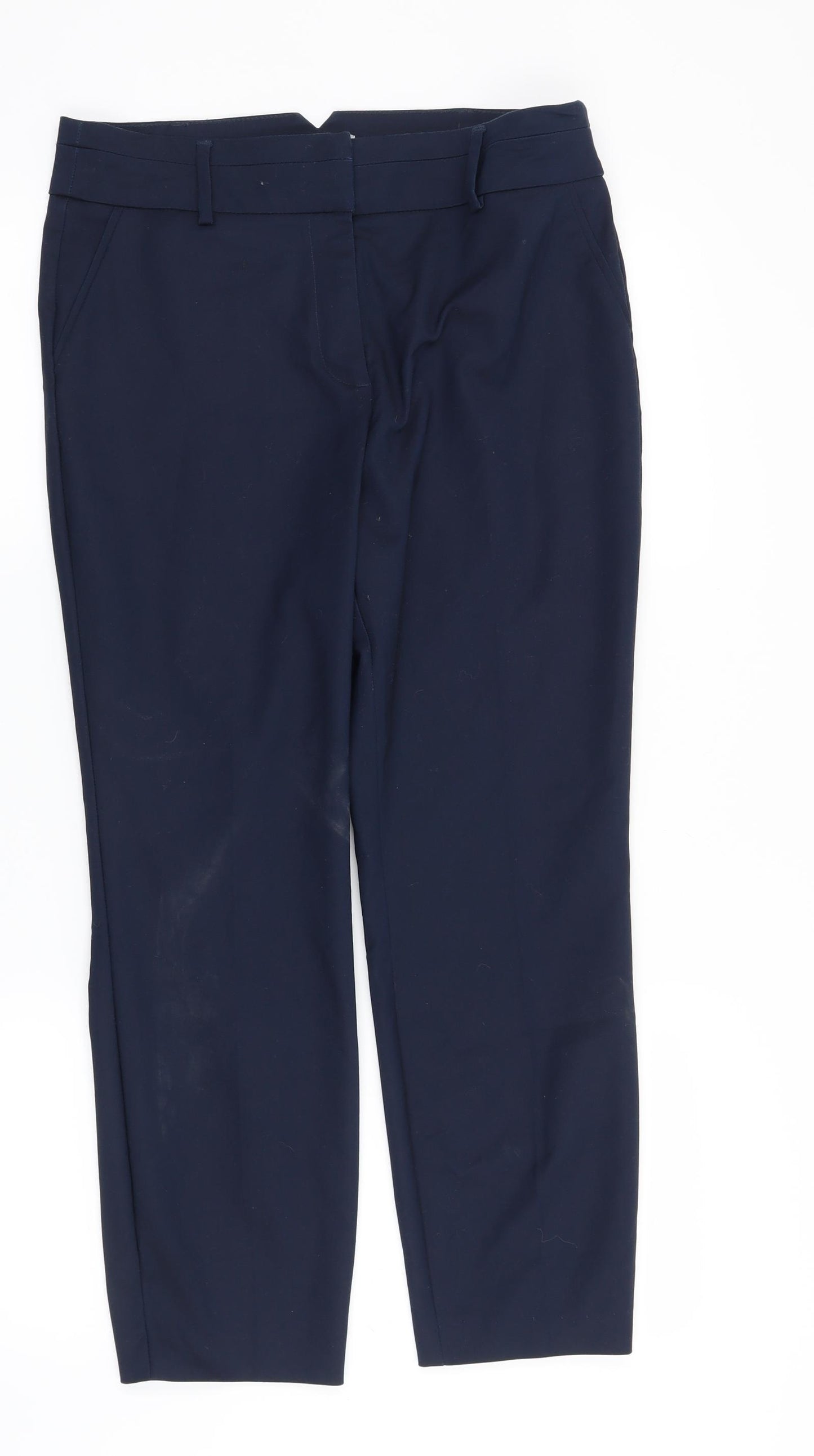Papaya Womens Blue   Trousers  Size 12 L26 in