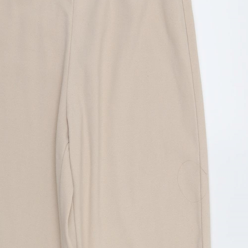 Saloos Womens Beige   Trousers  Size 12 L28 in