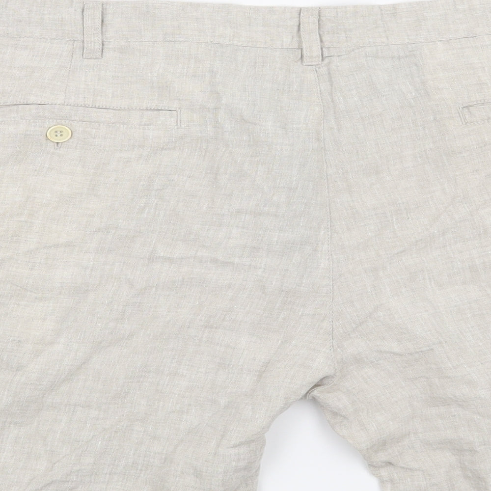 Primark Mens Beige   Chino Shorts Size 38 in