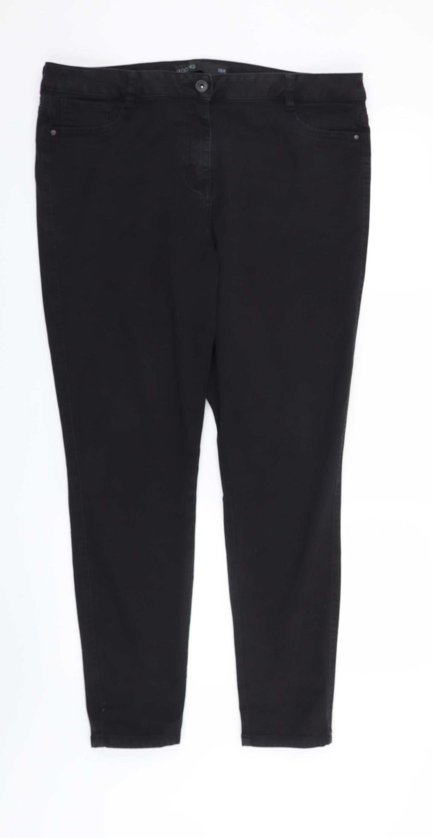 NEXT Womens Black   Jegging Jeans Size 18 L29 in