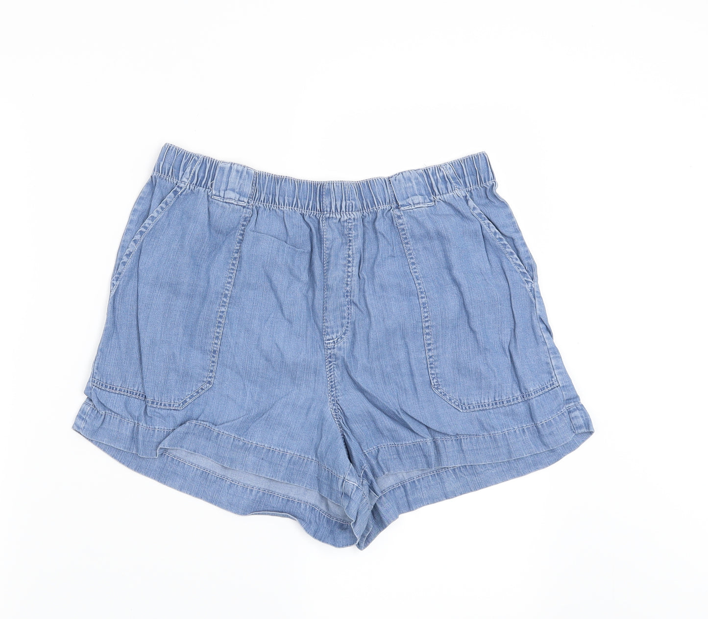 George Womens Blue   Culotte Shorts Size 12
