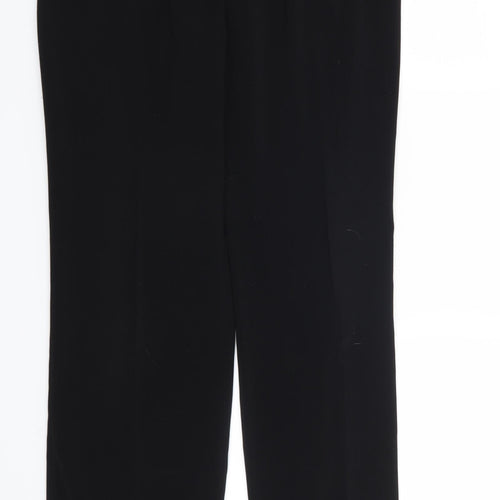 AMARANTO Womens Black   Trousers  Size 32 in L29 in