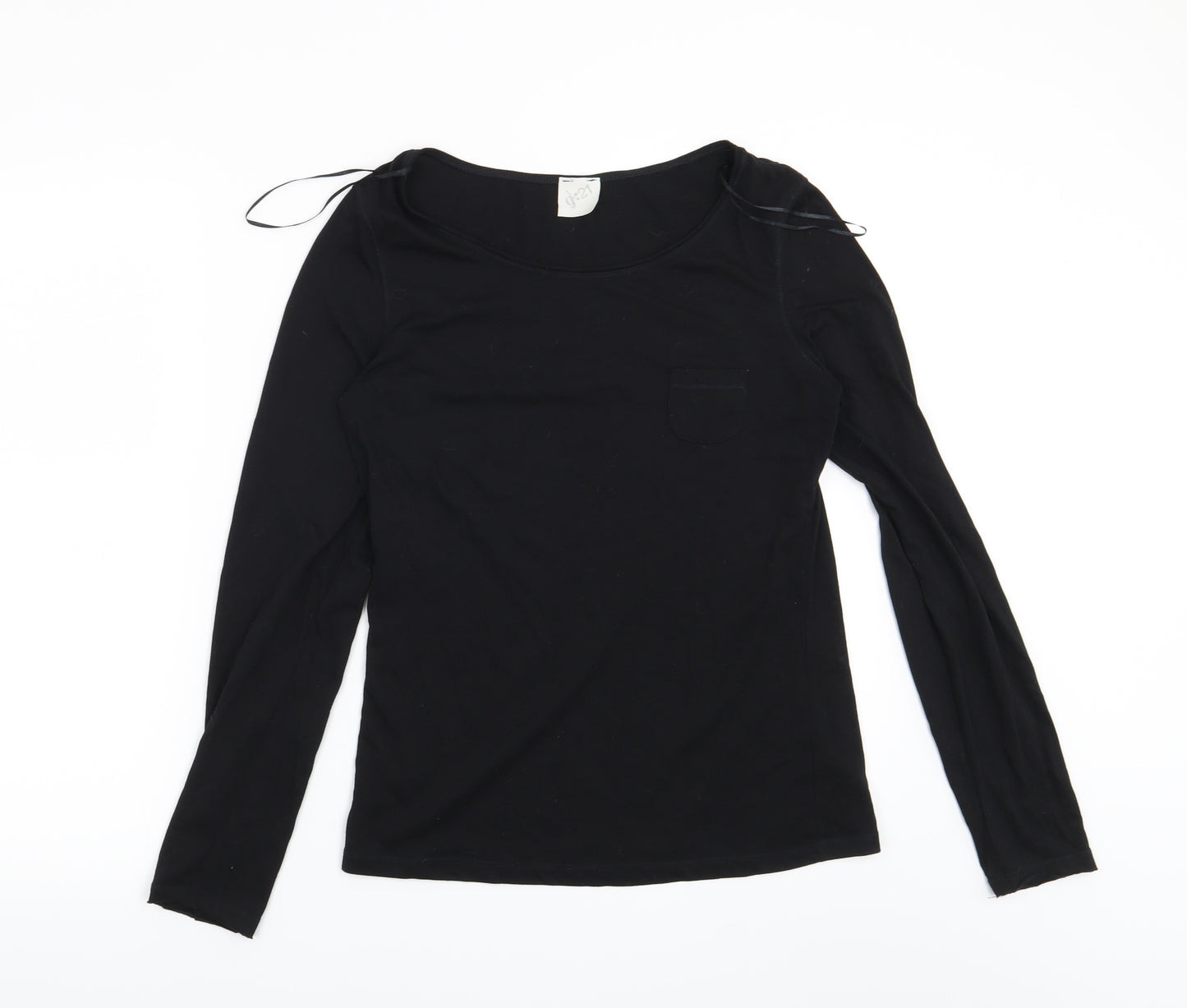 George Womens Black   Basic T-Shirt Size 12