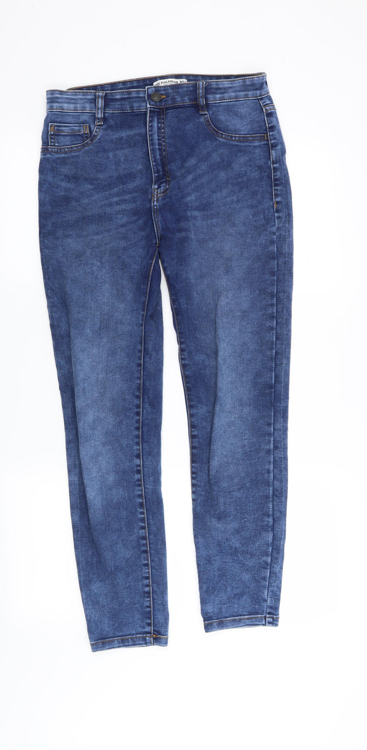 Pull & Bear Womens Blue Skinny Jeans Size 30 in L27 in