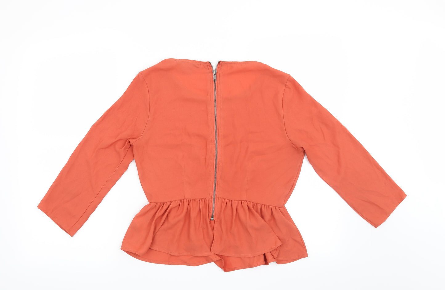 FOREVER 21 Womens Orange   Basic Blouse Size S