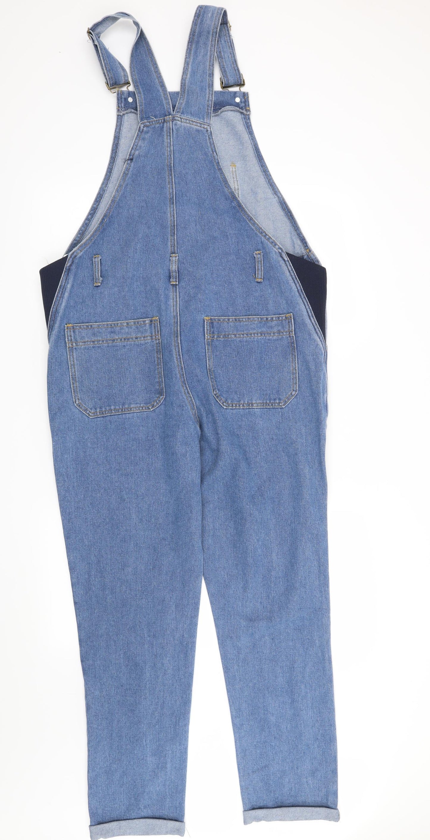 Boohoo Womens Blue   Dungaree One-Piece Size 12
