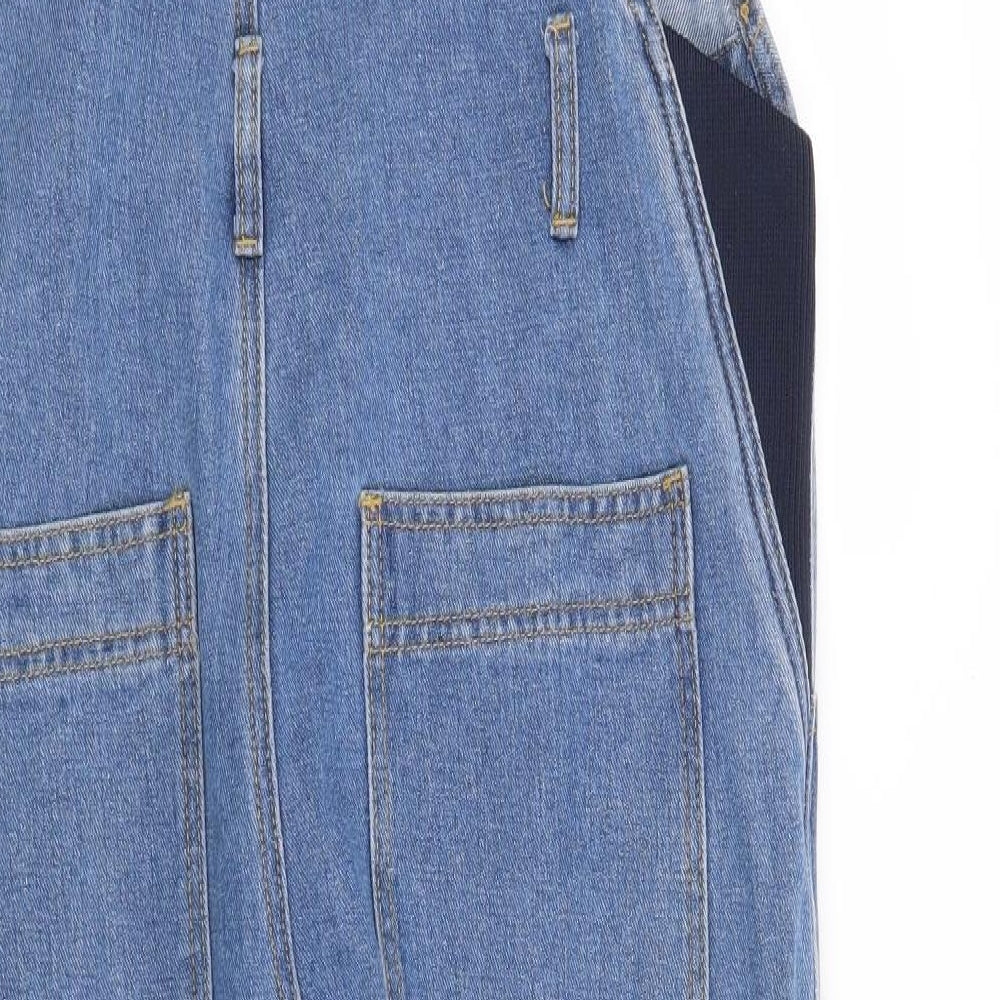 Boohoo Womens Blue   Dungaree One-Piece Size 12