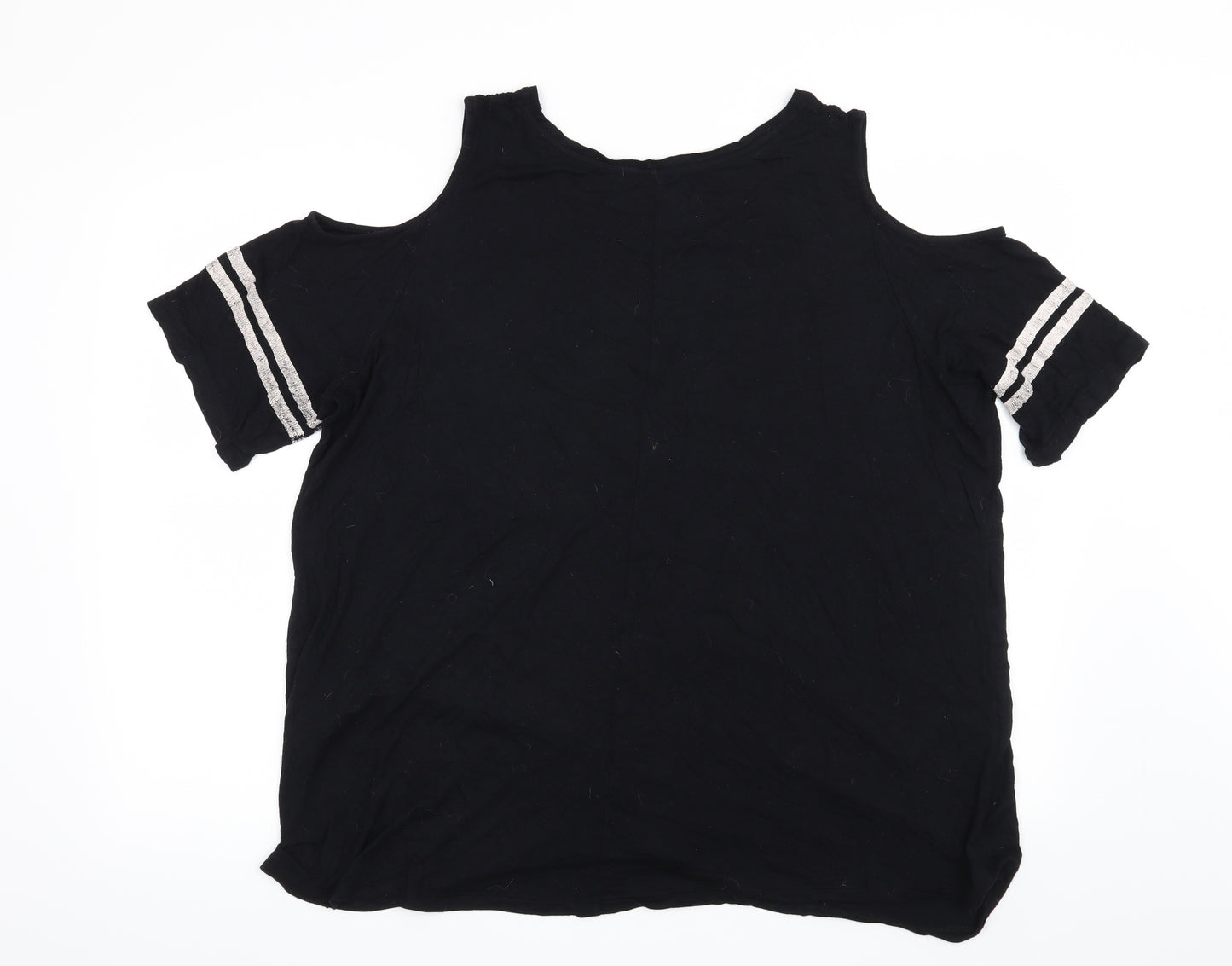 Yours Womens Black   Basic T-Shirt Size 22  - Class of 1990 New York