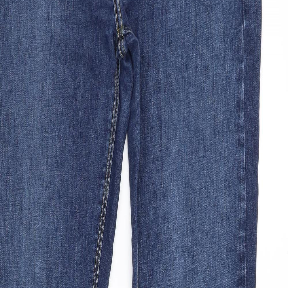 River Island Womens Blue   Flared Jeans Size 14 L34 in