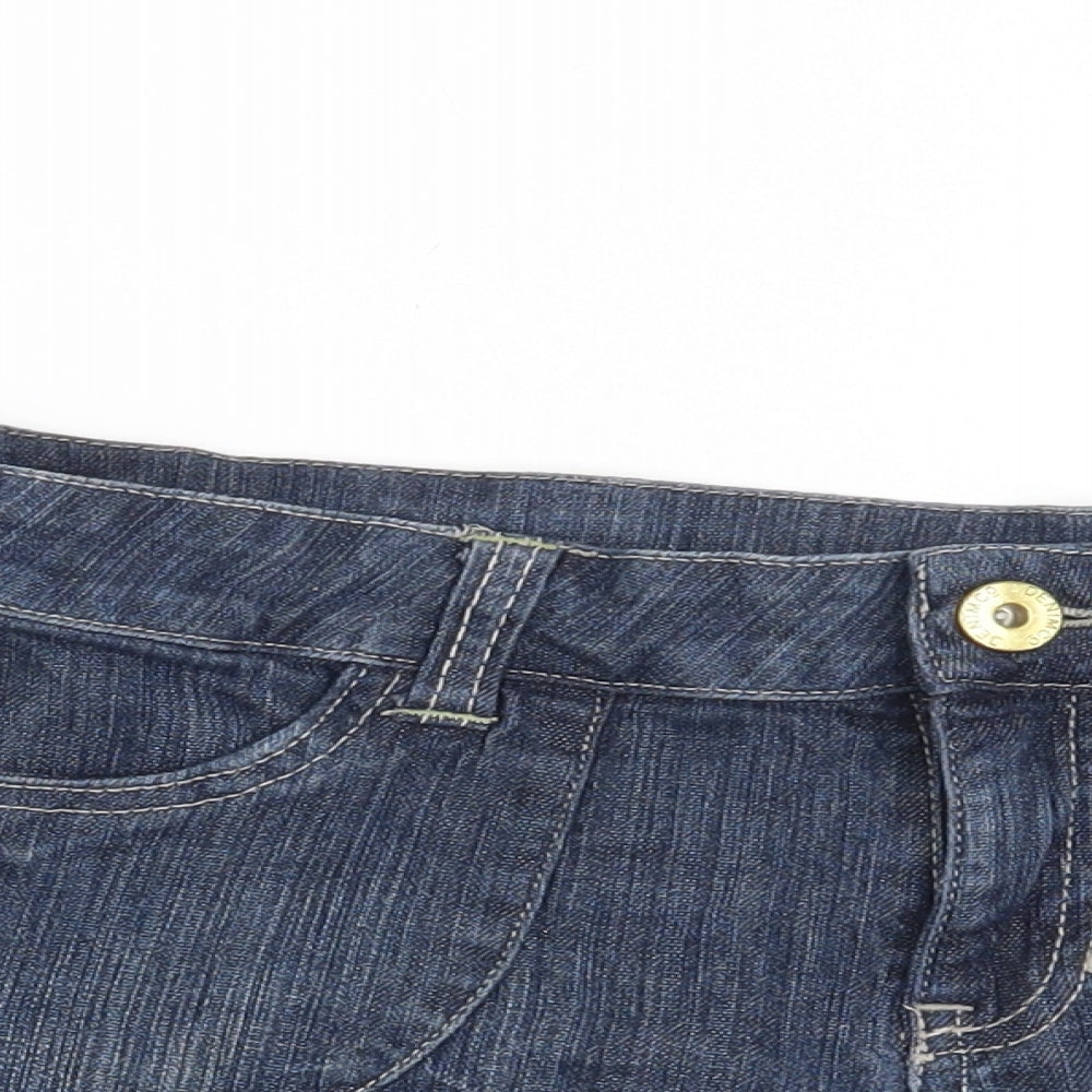 Denim CO Womens Blue   Cut-Off Shorts Size 12