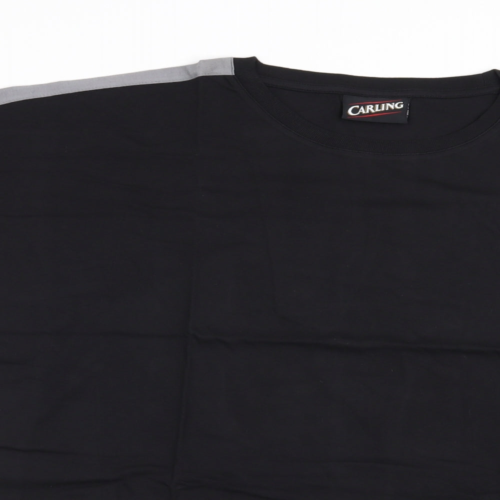 Carling Mens Black    T-Shirt One Size