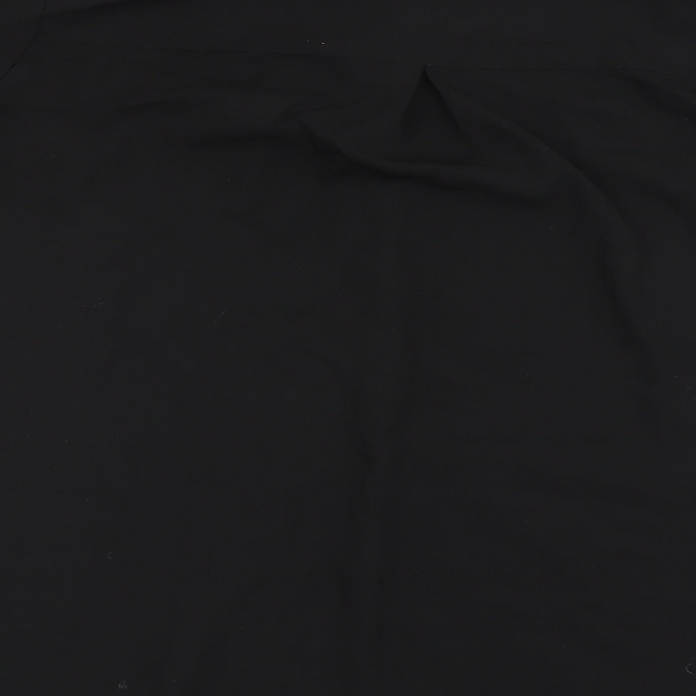 George Womens Black   Basic Blouse Size 10