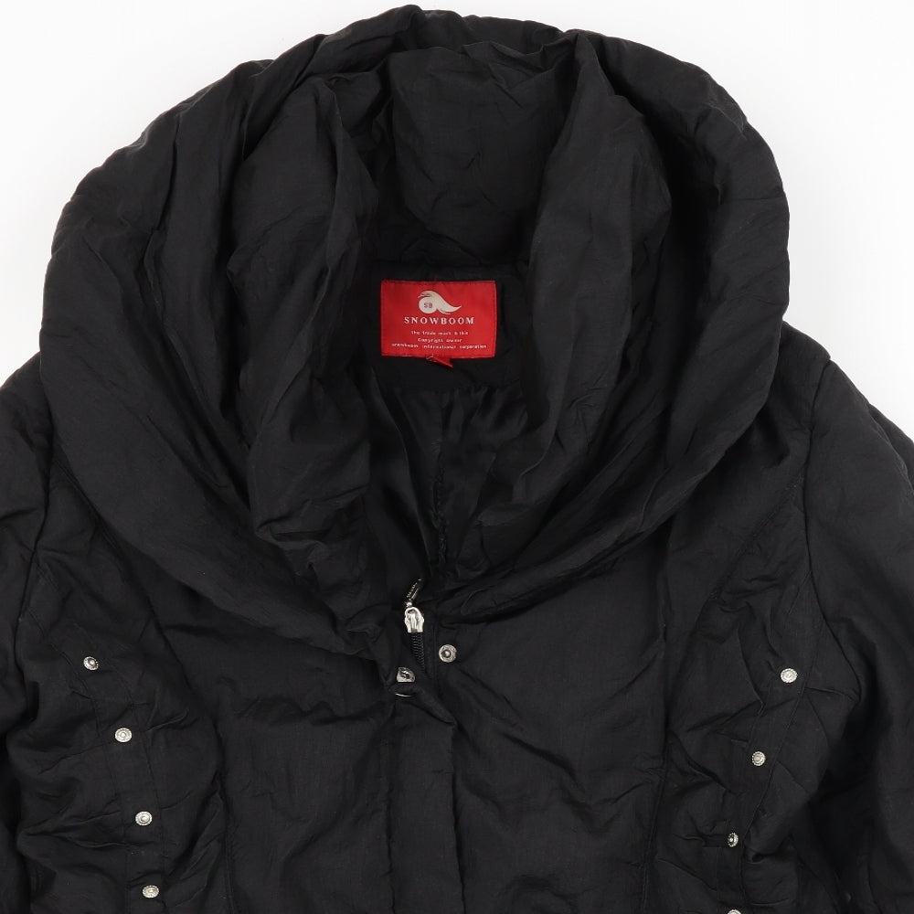 snowboom Womens Black   Jacket Coat Size M