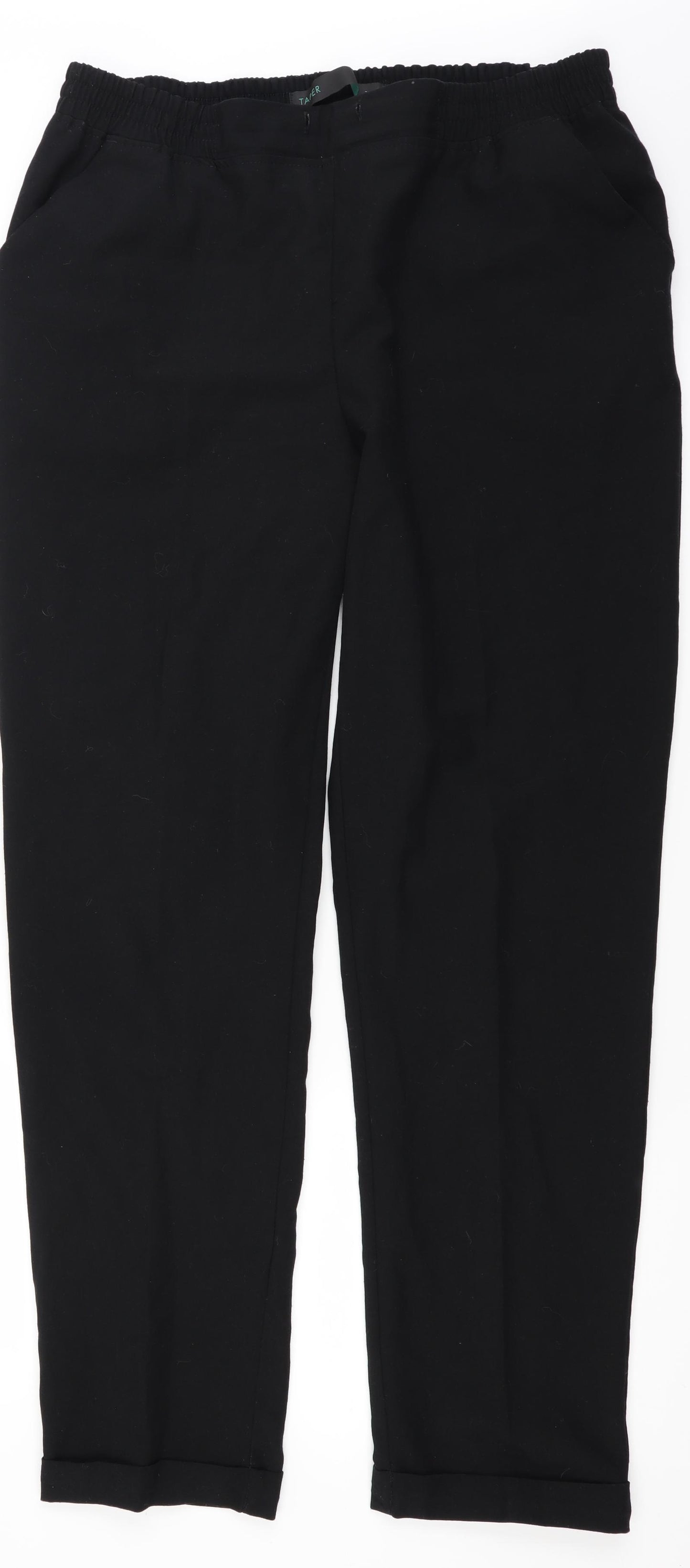 NEXT Womens Black   Trousers  Size 14 L28 in