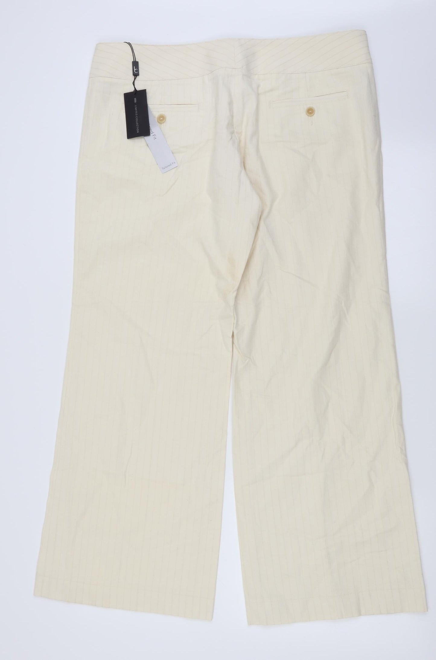 Marks and Spencer Womens Beige   Trousers  Size 16 L27 in