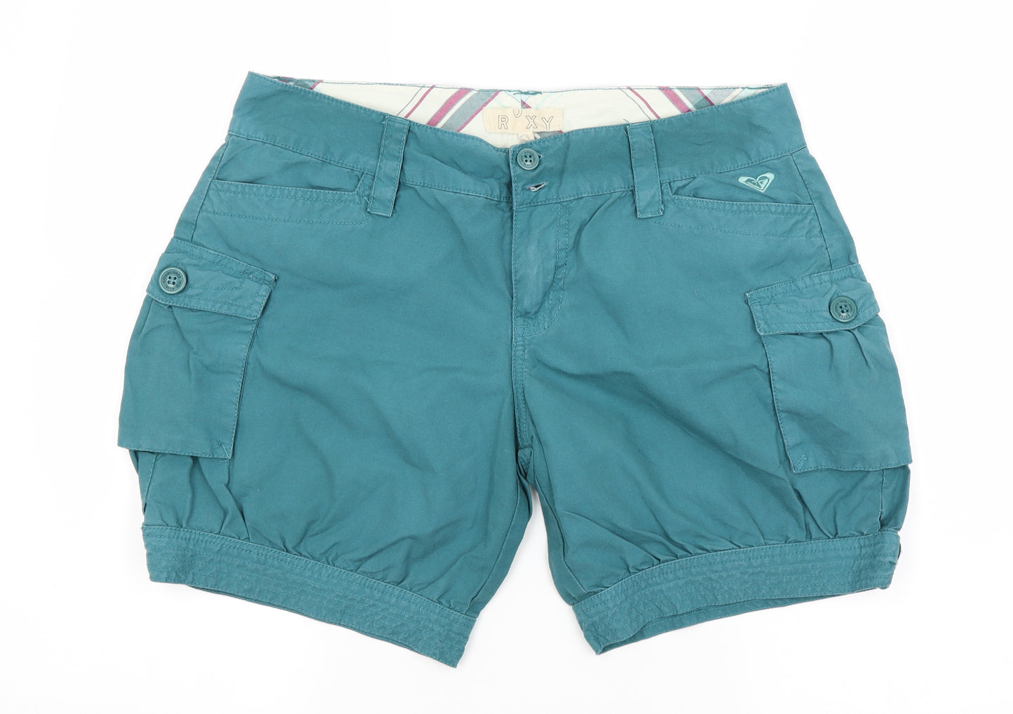 ROXY Womens Green   Chino Shorts Size XL