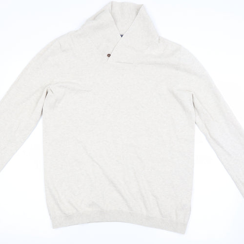 Topman Mens Beige   Pullover Jumper Size L