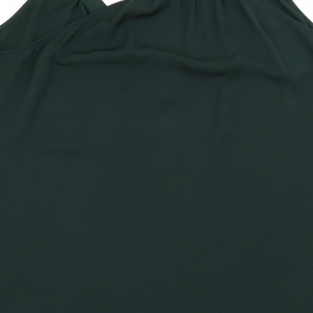 H&M Womens Green   Basic Blouse Size 8