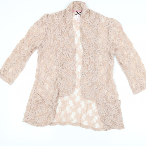 NEXT Womens Pink Floral  Cardigan Jumper Size 10