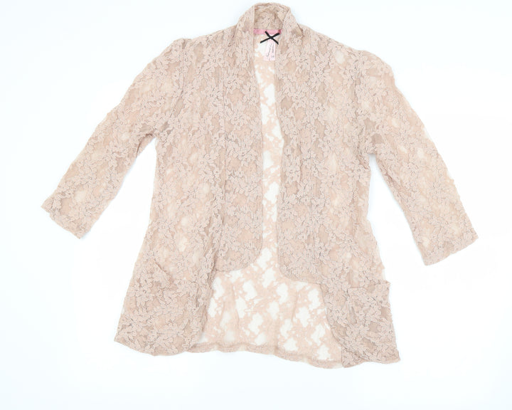 NEXT Womens Pink Floral  Cardigan Jumper Size 10