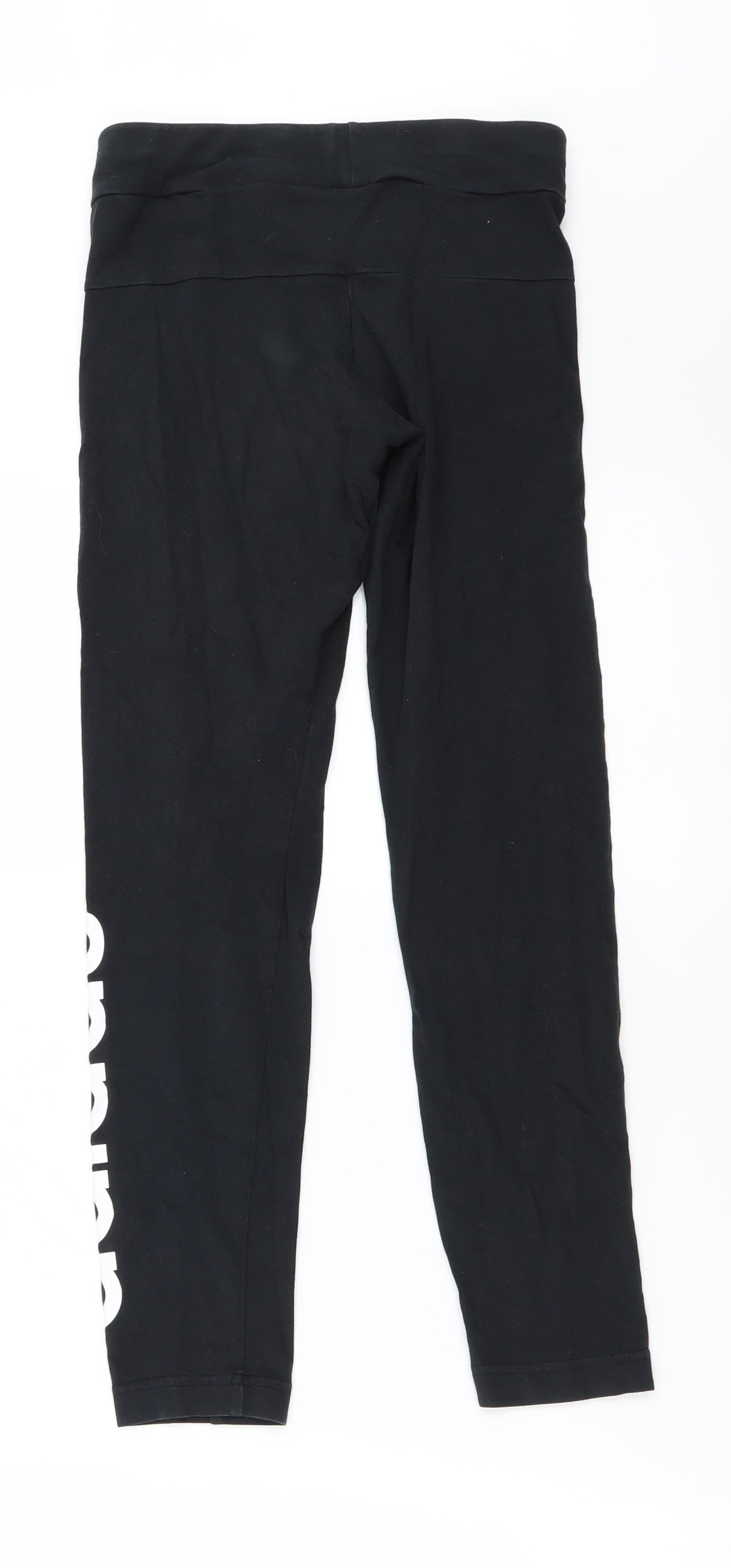 adidas Girls Black   Sweatpants Trousers Size 9-10 Years