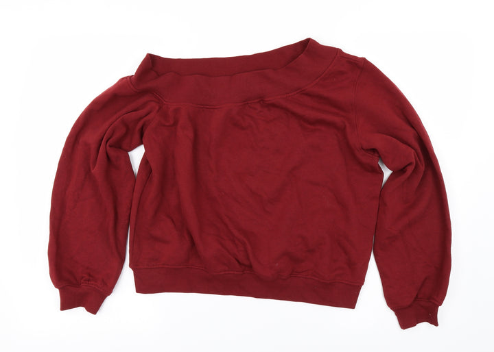 H&M Womens Red Pullover Jumper Size S